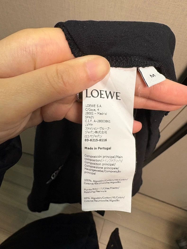 Loewe loewe Cotton short-sleeved T-shirt 2503-Nextarrow Size US M / EU 48-50 / 2 - 5 Thumbnail