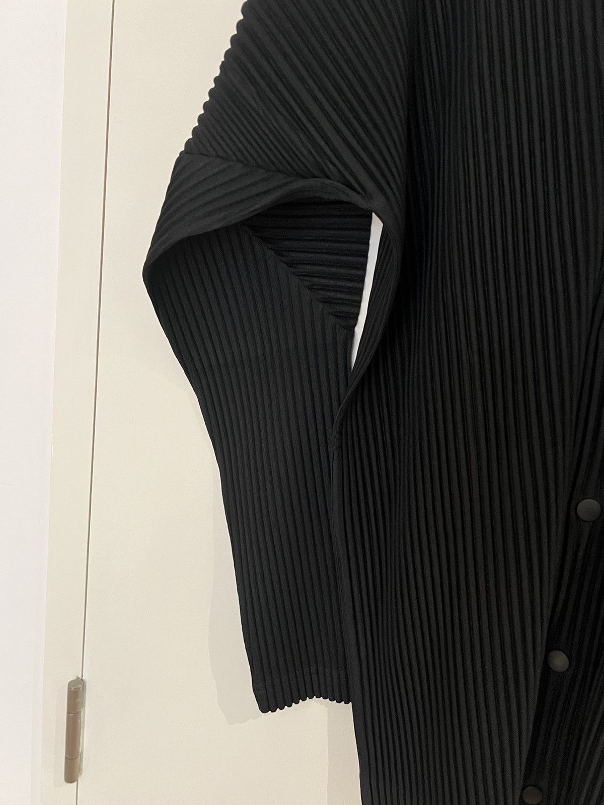 Issey Miyake HOMME PLISSÉ ISSEY MIYAKE Jacket Black Pleated 4 X- Large Size US XL / EU 56 / 4 - 5 Thumbnail