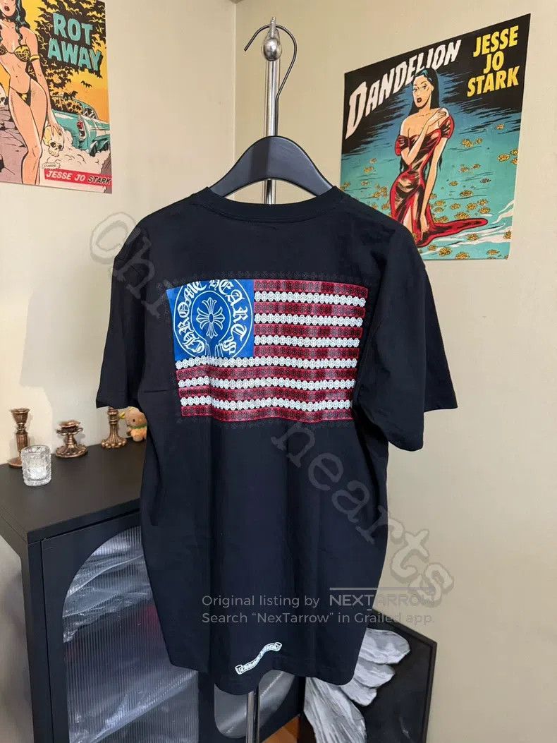 Chrome Hearts CHROME HEARTS Size L American flag black short sleeve Size US L / EU 52-54 / 3 - 1 Thumbnail