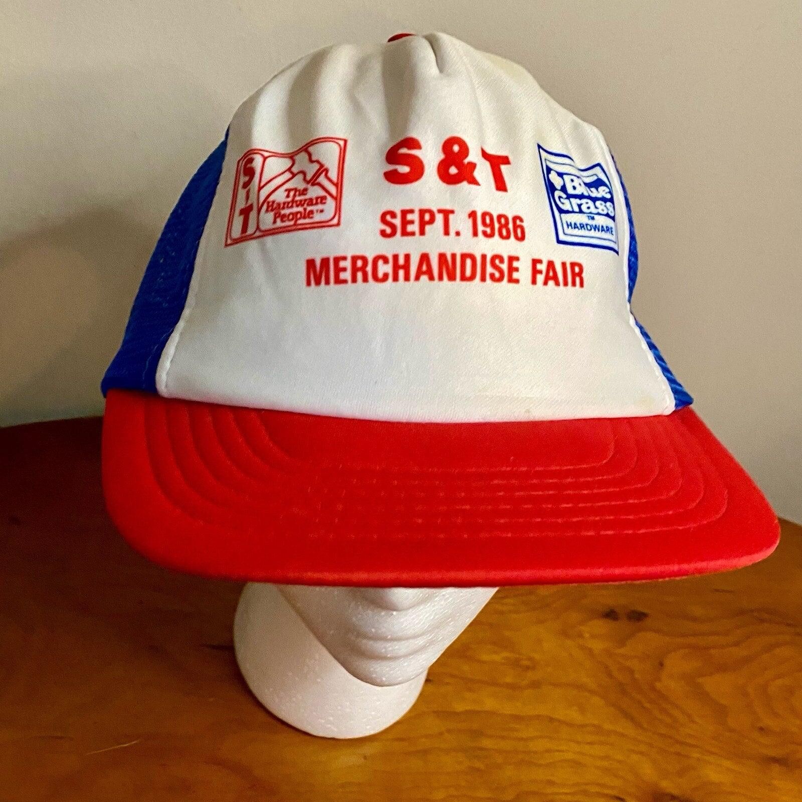 Other DA S&T Hardware Vintage White Trucker Hat Mens One Size Size ONE SIZE - 2 Thumbnail