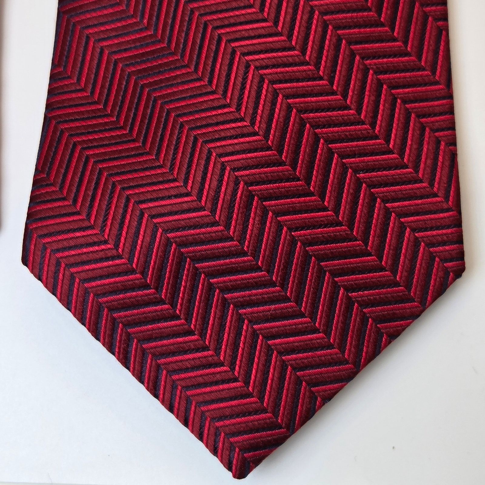Tommy Hilfiger Tommy Hilfiger Silk Tie Lot 3 Red USA Classic 3.75 Size ONE SIZE - 3 Thumbnail