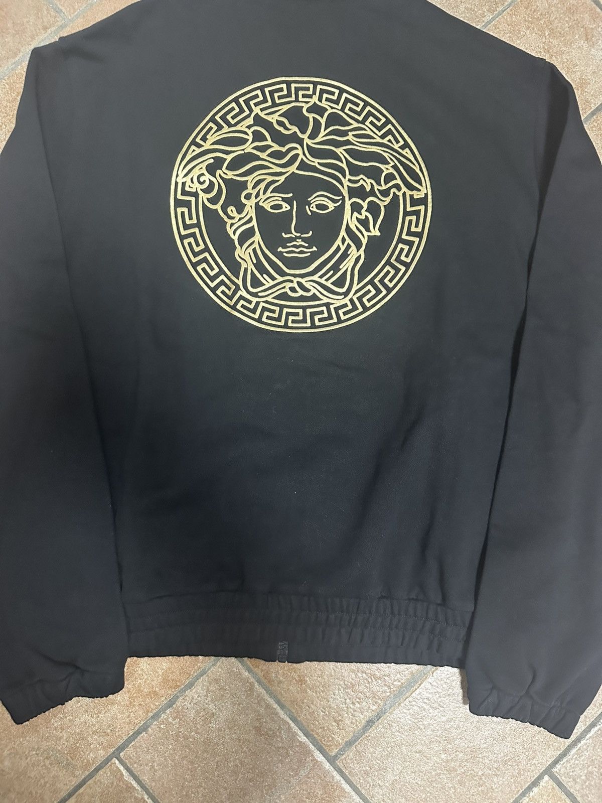 Versace Versace Black Zip Sweatshirt Size US XXL / EU 58 / 5 - 7 Thumbnail