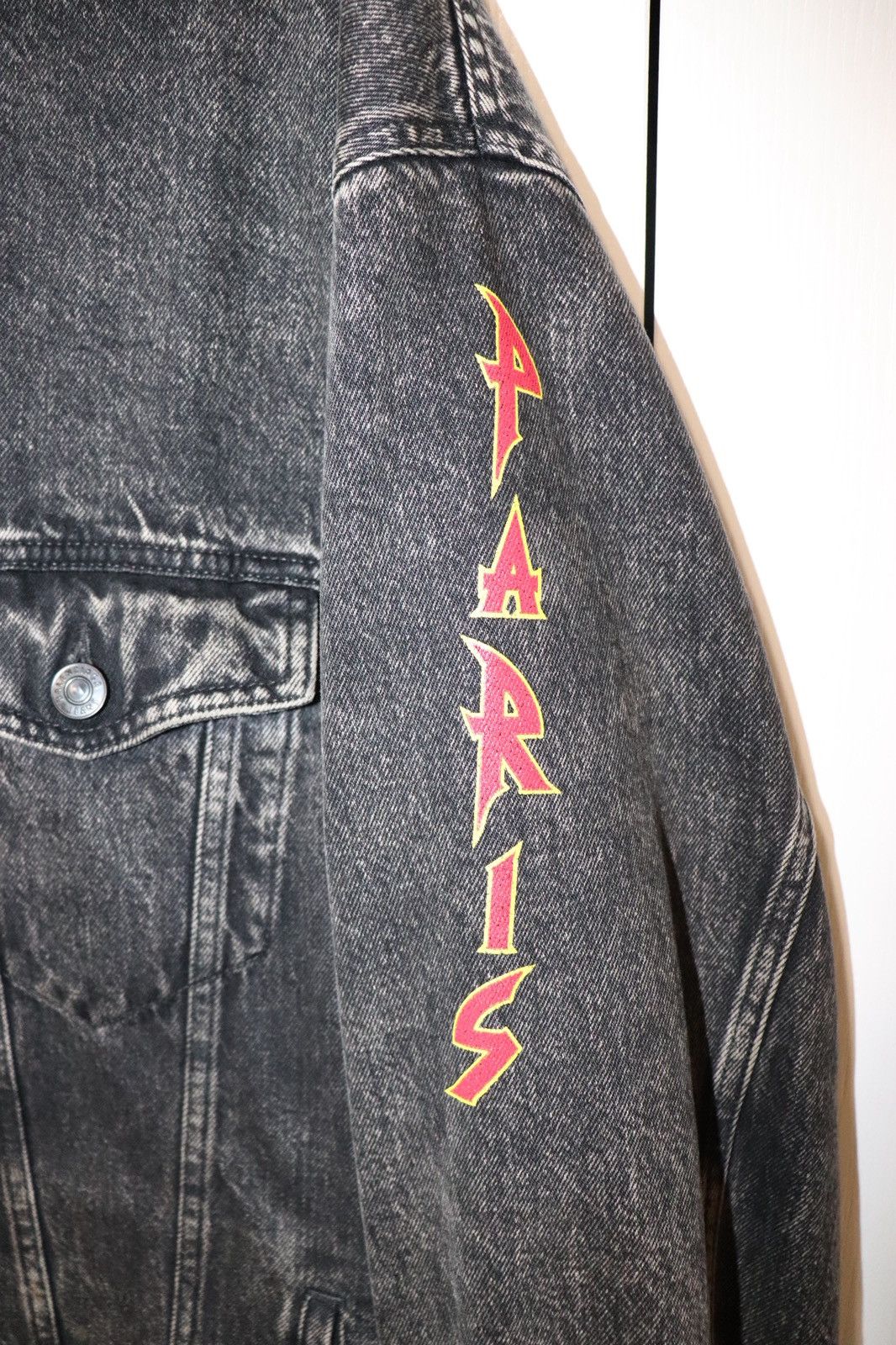 Balenciaga Metal Oversized Denim Jacket 'Black Size US L / EU 52-54 / 3 - 3 Thumbnail
