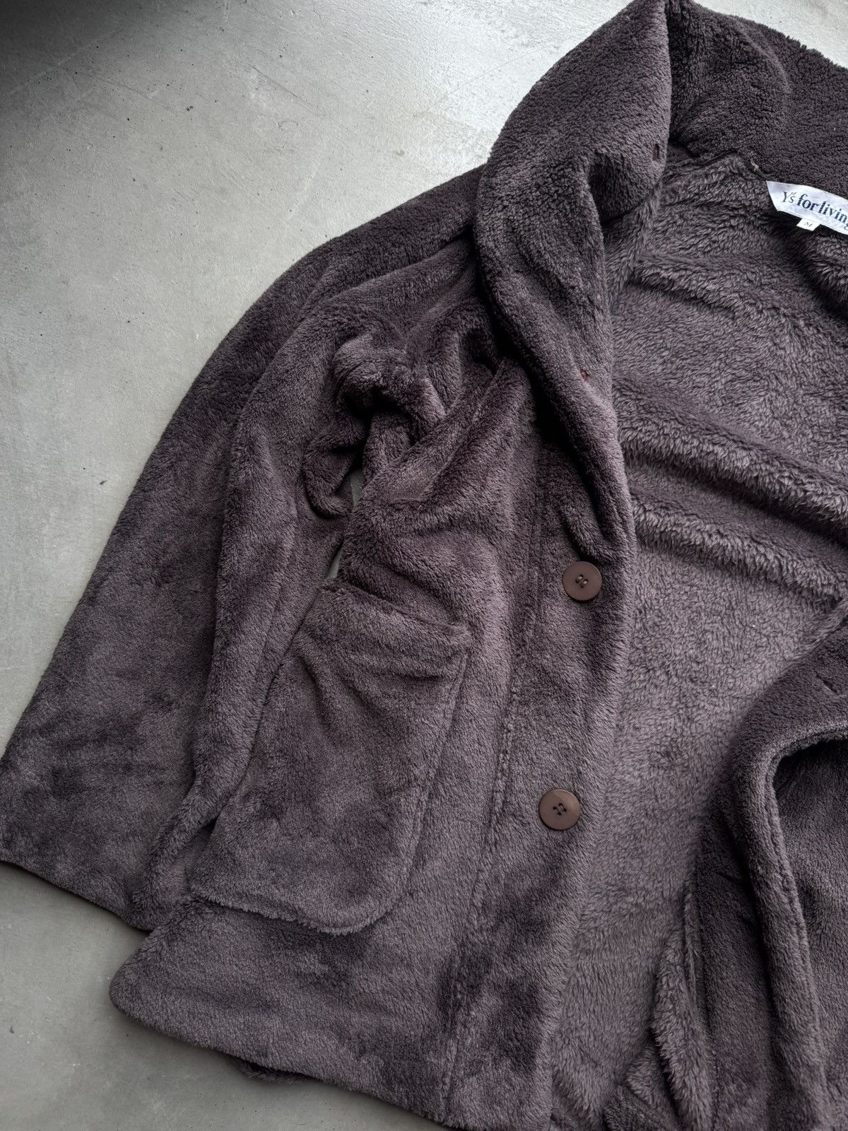 Y's for Men × Yohji Yamamoto Y’S For Living Yohji Yamamoto Fur Jacket Size US M / EU 48-50 / 2 - 4 Thumbnail