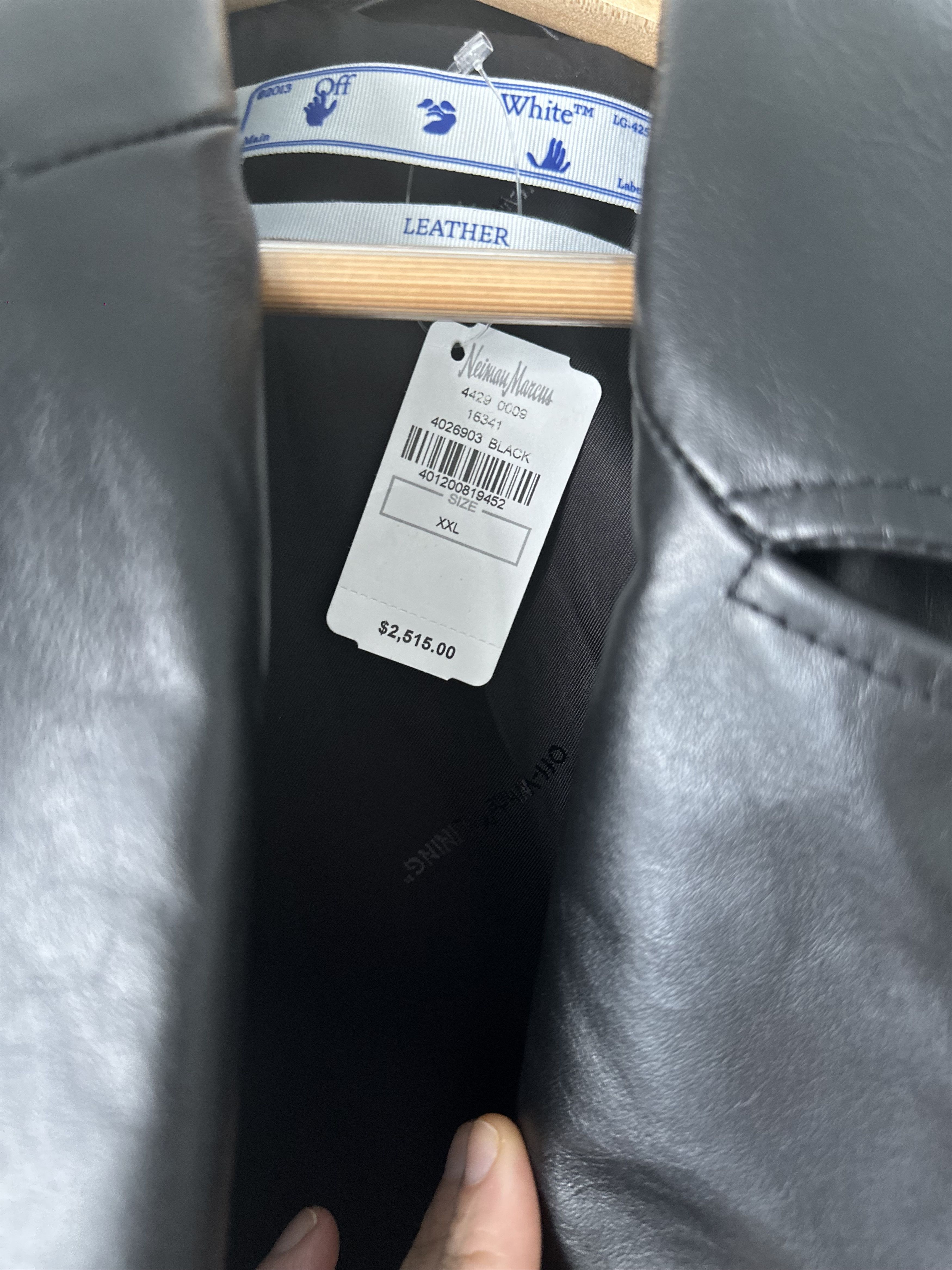 Virgil Abloh 🔥Off-White “Hand Spray Arrows” Virgil Abloh – NWT Size US XXL / EU 58 / 5 - 3 Thumbnail