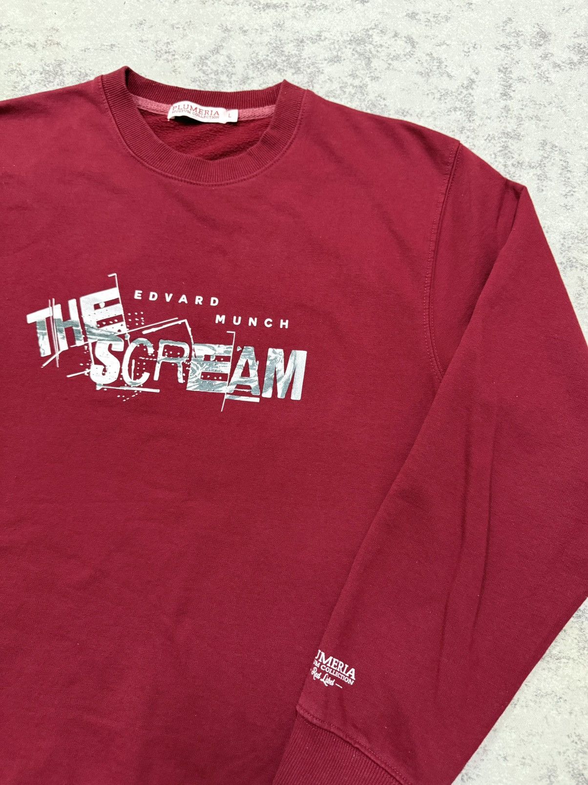 Vintage The Scream Edvard Munch Plumeria Museum Collection Art Sweat Size US S / EU 44-46 / 1 - 4 Thumbnail