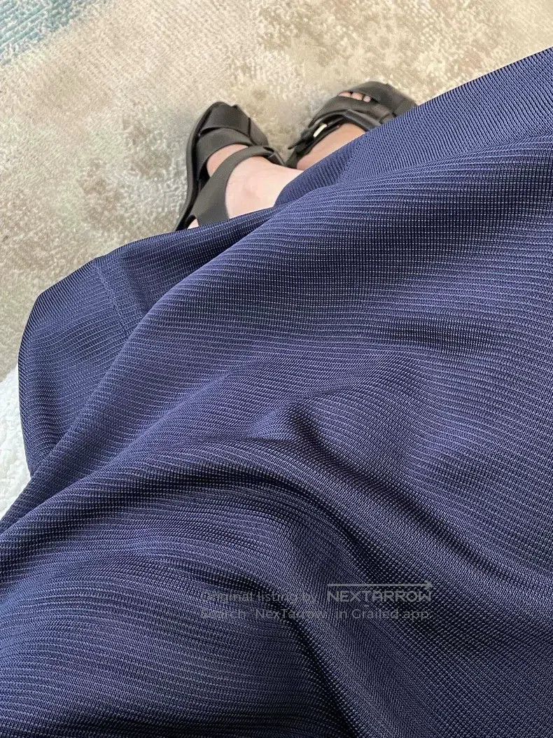 The Row The Row Navy blue knitted dress Size S / US 4 / IT 40 - 2 Thumbnail
