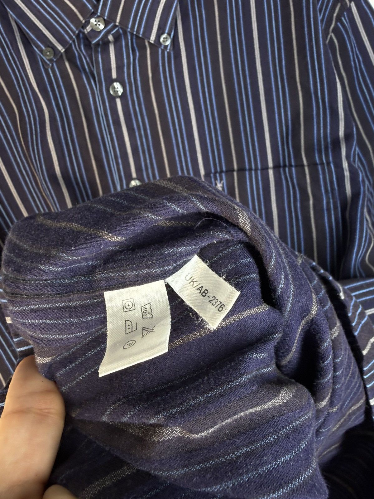 Yves Saint Laurent Super Soft YSL Shirt Summer Button Up w/ Logo Vintage Collar Size US L / EU 52-54 / 3 - 6 Thumbnail