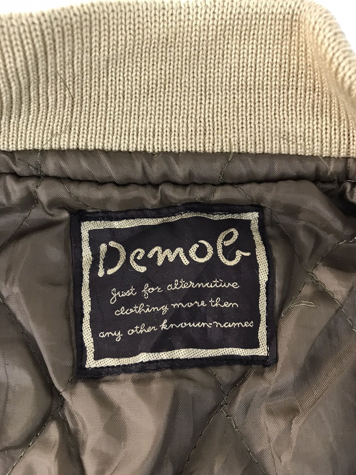 Vintage Demob Men DRH Simple Varsity Jacket Leather Sleeve Size US L / EU 52-54 / 3 - 6 Thumbnail