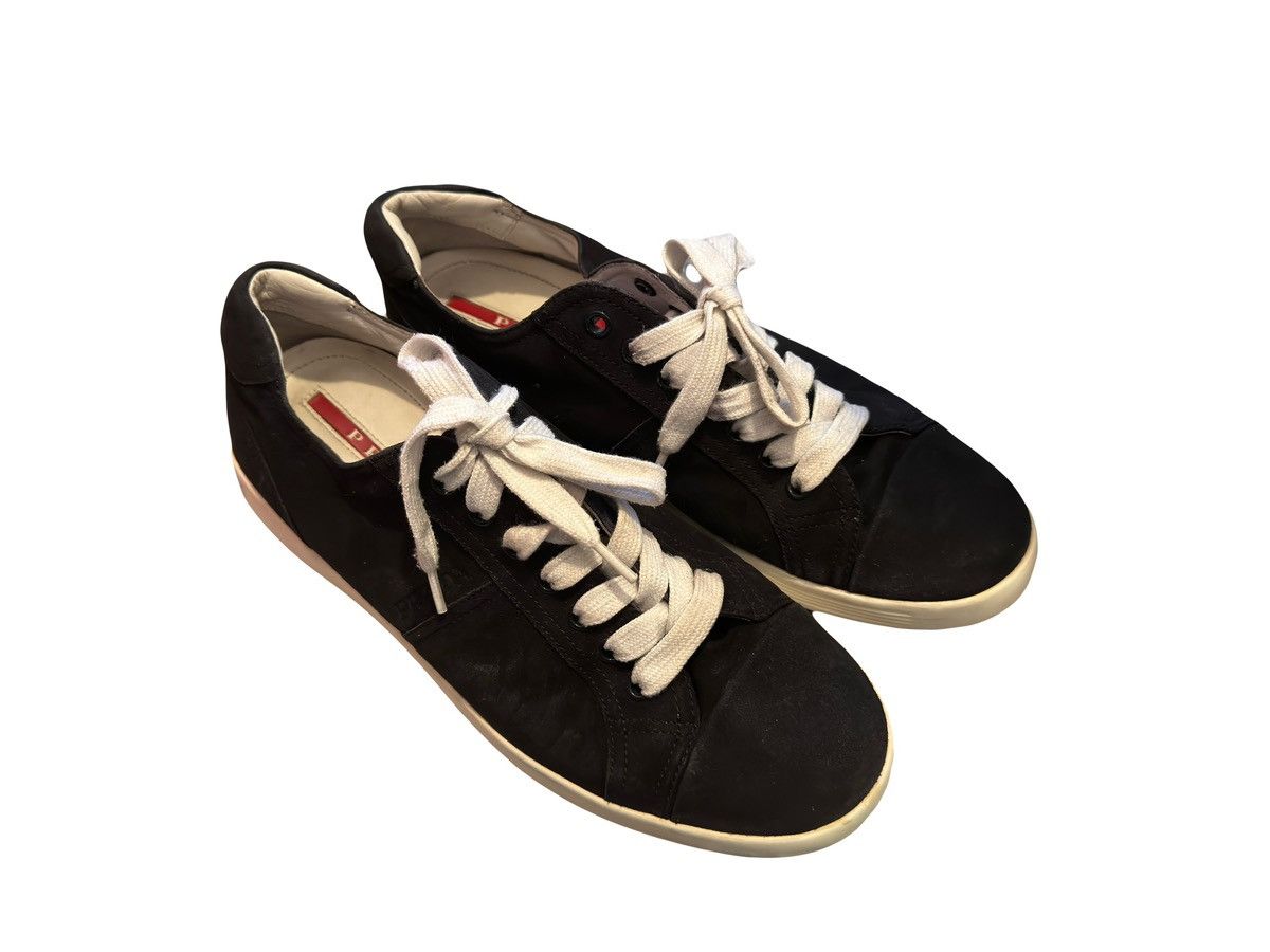 Prada Prada Men's Blue Leather Sneaker 4E2552 Size US 7.5 / EU 40-41 - 1 Thumbnail