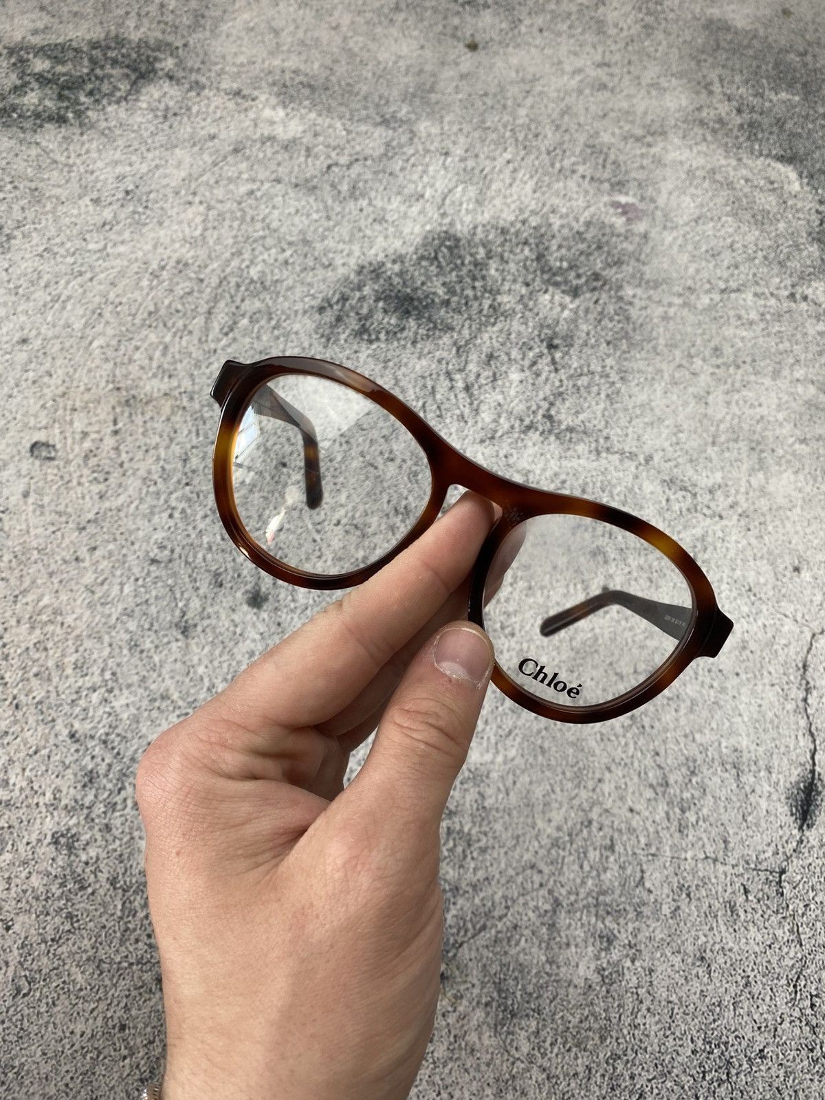 Chloe Rare Chloe Round Tortoise Optical Glasses Frames Size ONE SIZE - 18 Thumbnail