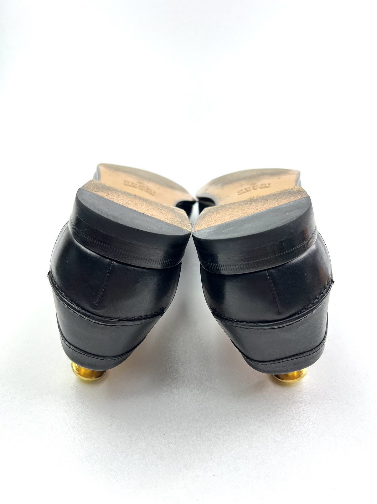 Gucci GUCCI Loafers Leather Shoes HORSEBIT Buckle Black Men’s Size US 9 / EU 42 - 10 Thumbnail