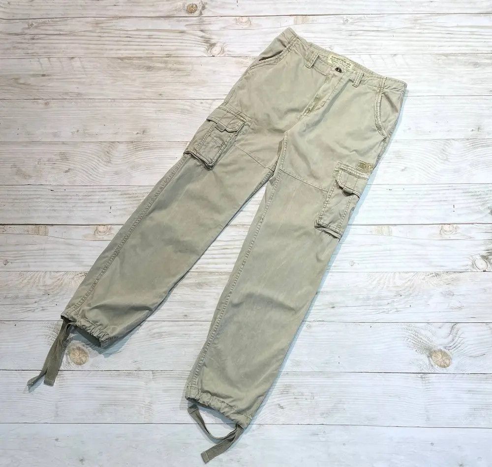 Alpha Industries Vintage Alpha Industries Cargo Pants Military Army Size US 33 - 1 Thumbnail