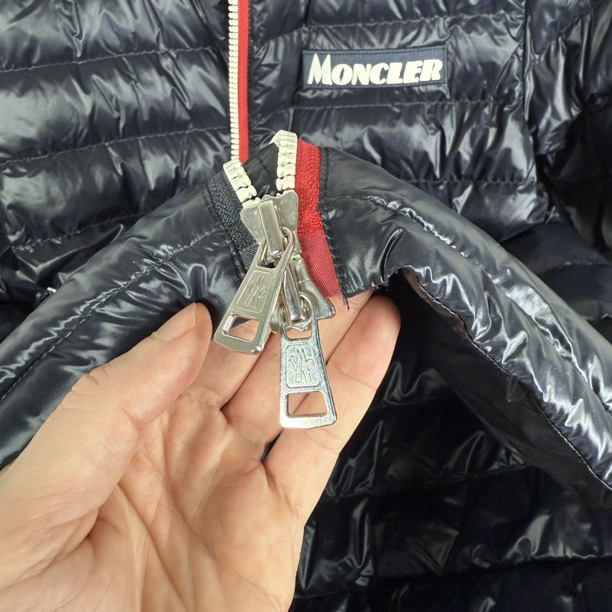 Moncler Moncler Petichet Men’s Down Puffer Jacket Size 2 (S) Blue Size US S / EU 44-46 / 1 - 5 Thumbnail