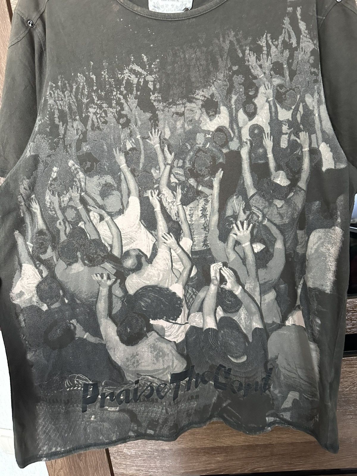 Vintage Elvis Jesus Vintage Rock N Roll Y2K T-Shirt Tee 90s Size US XL / EU 56 / 4 - 6 Thumbnail