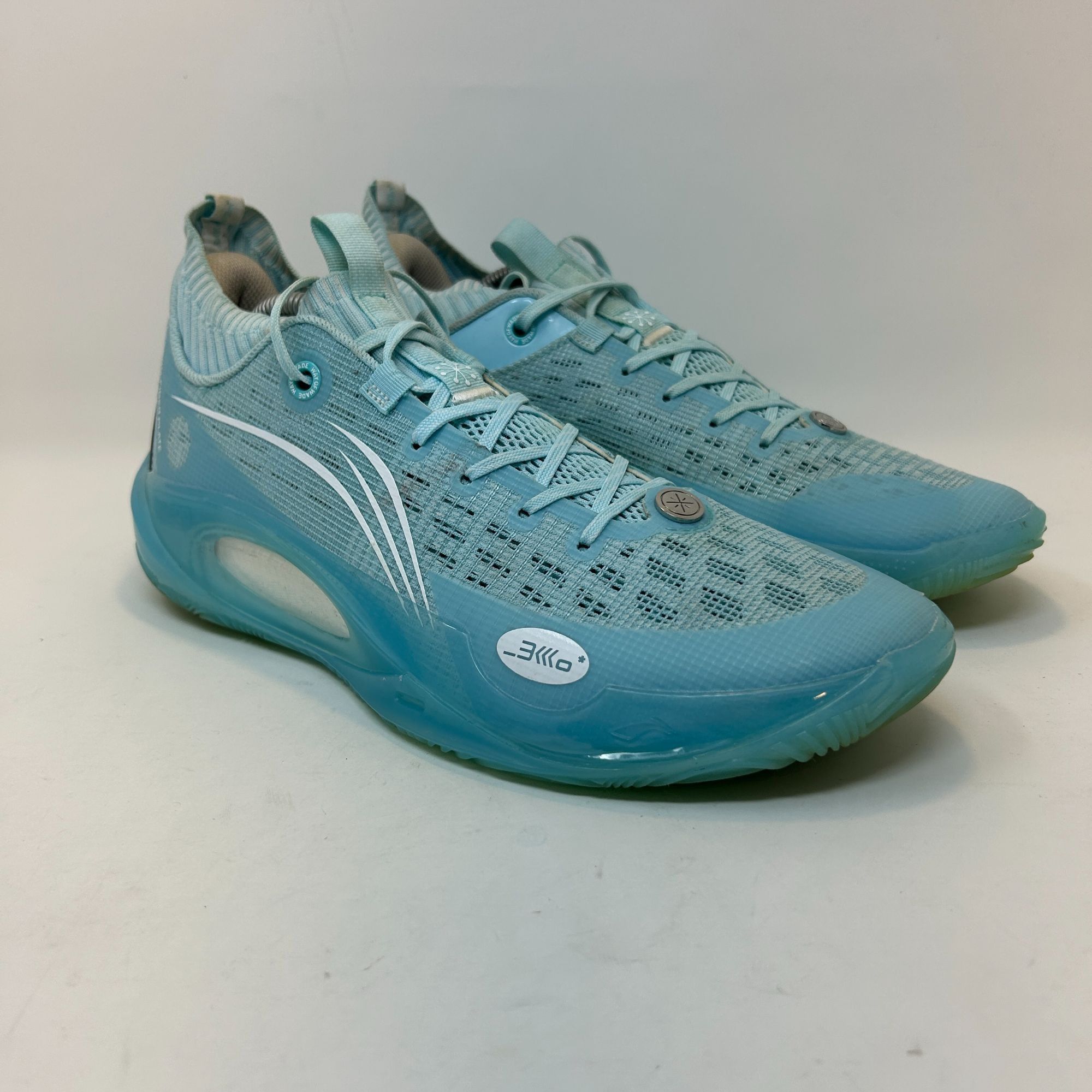 Li-Ning Li-Ning All City 10 V2 Basketball Shoes Light Blue & Silver Size US 9.5 / EU 42-43 - 4 Thumbnail