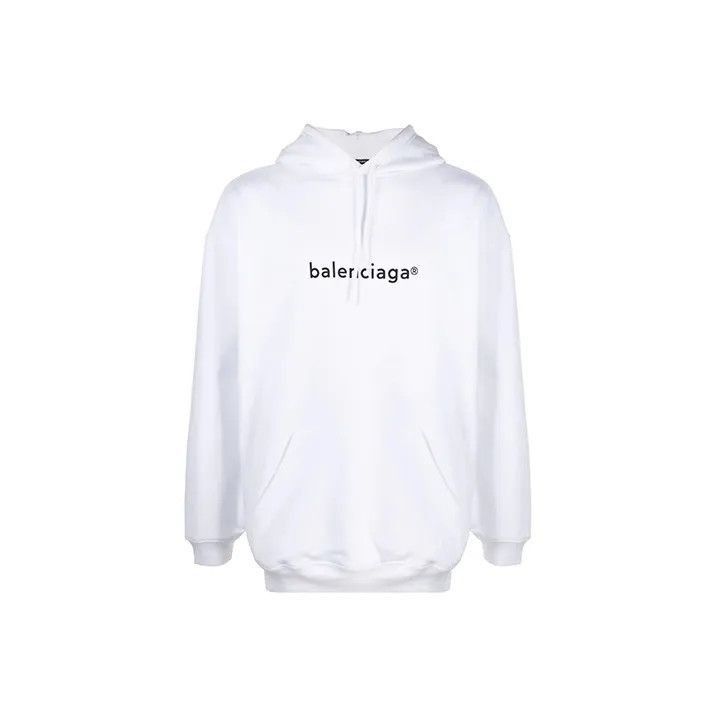 Balenciaga Balenciaga Oversized Hoodie with Logo Print 0079-2507 Size US L / EU 52-54 / 3 - 1 Thumbnail