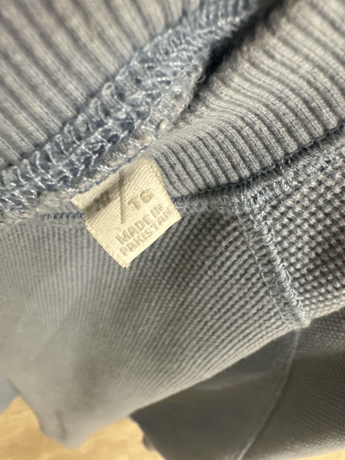 Standard Cloth Standard Cloth Light Blue Waffle Knit Longsleeve Size US XL / EU 56 / 4 - 4 Thumbnail