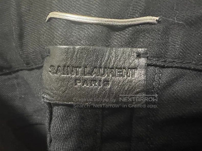 Saint Laurent Paris Saint Laurent Paris Slash Destroyed Denim Jeans Size US 29 - 4 Thumbnail