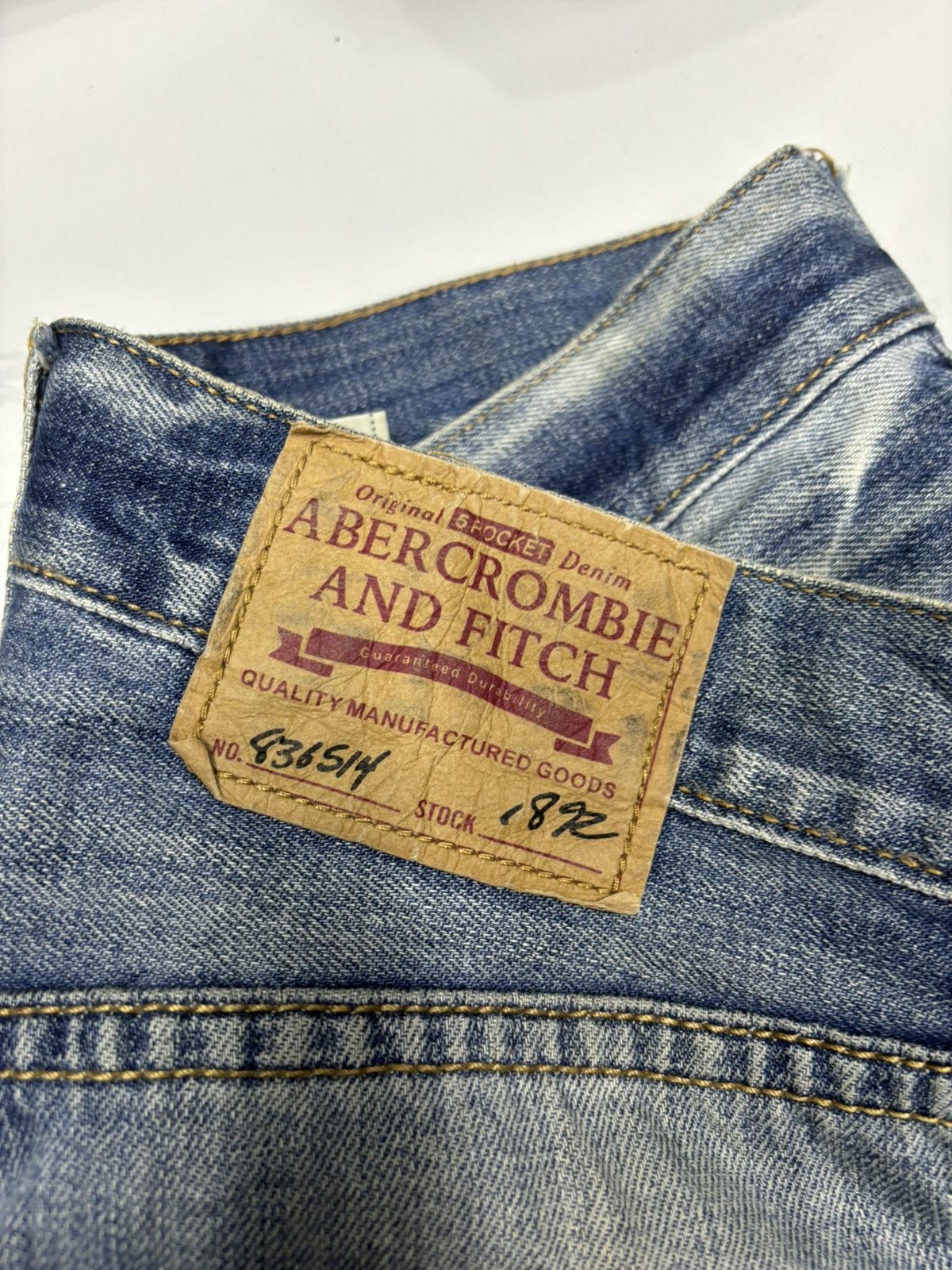 Abercrombie & Fitch Flare Jeans Distressed Denim Abercrombie & Fitch Bootcut Size US 30 / EU 46 - 11 Thumbnail