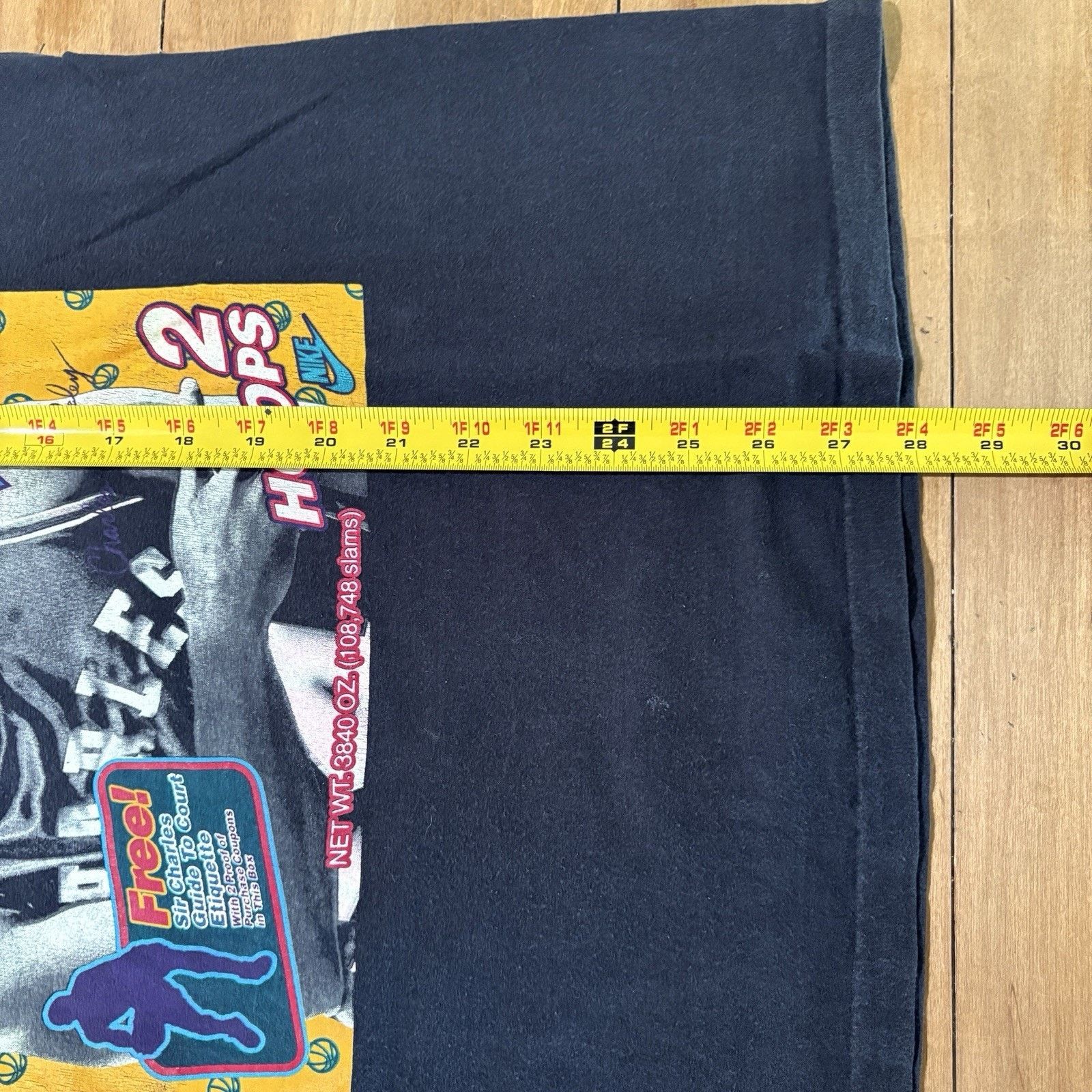 Nike VTG Vintage 80s Nike Charles Barkley Cereal Box Tee Sz L Size US L / EU 52-54 / 3 - 10 Thumbnail