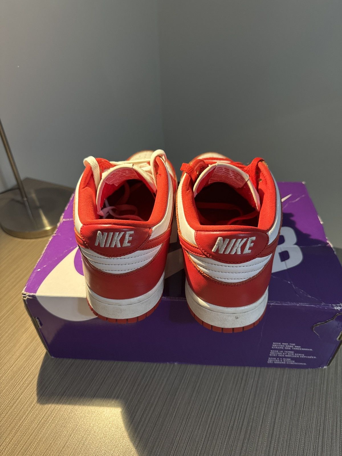 Nike Nike Dunk Low Top University Red Size US 9.5 / EU 42-43 - 4 Thumbnail