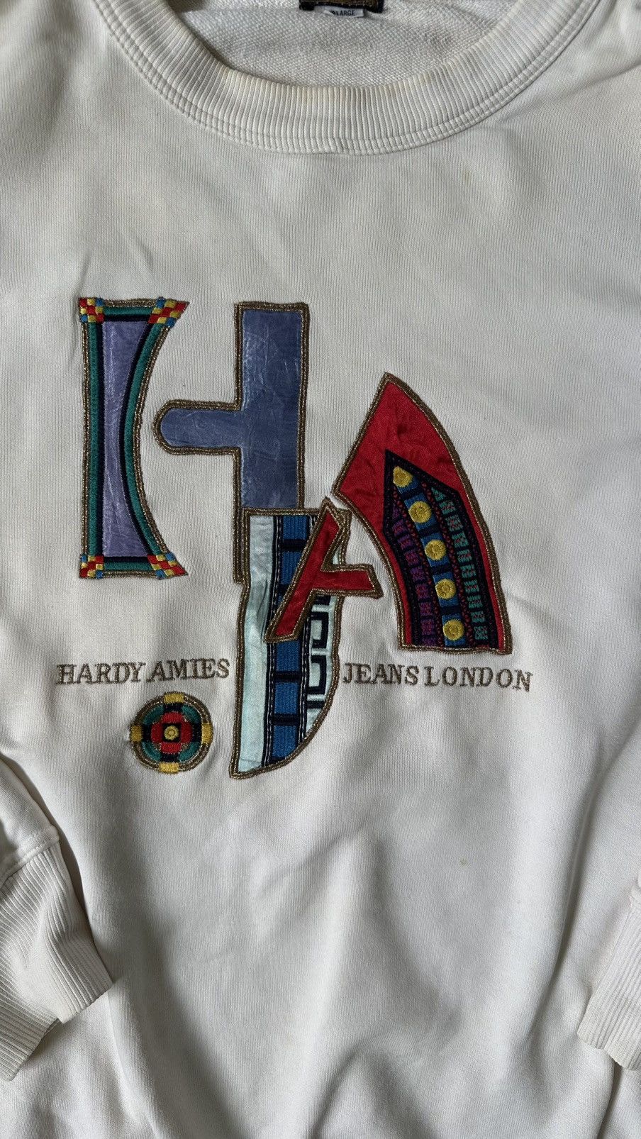 Hardy Amies VINTAGE HARDY AMIES LONDON SWEATSHIRT Size US XXL / EU 58 / 5 - 2 Thumbnail