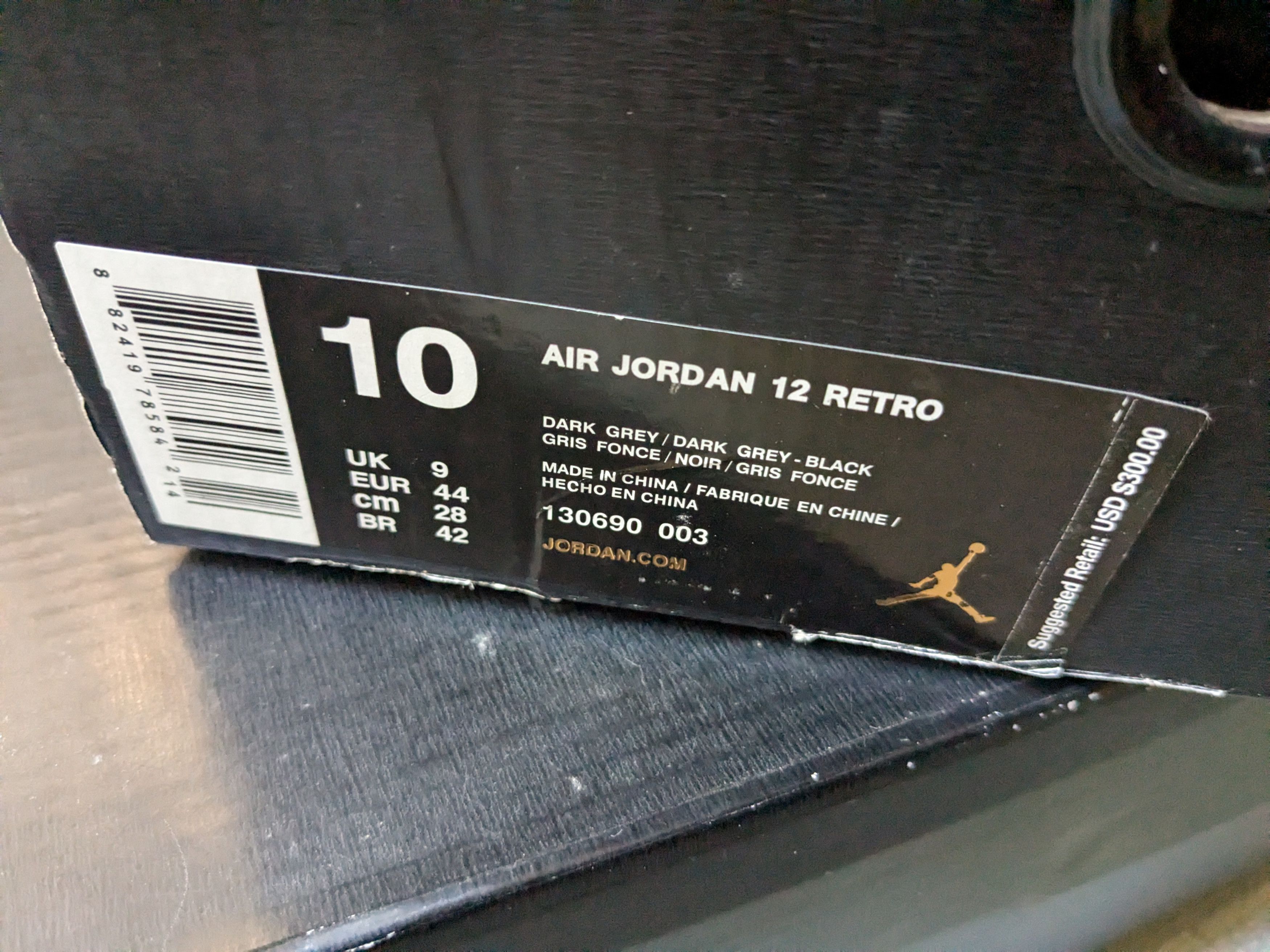 Jordan Brand PSNY x Nike Air Jordan 12 Retro Public School 130690-003 Size US 10 / EU 43 - 23 Thumbnail