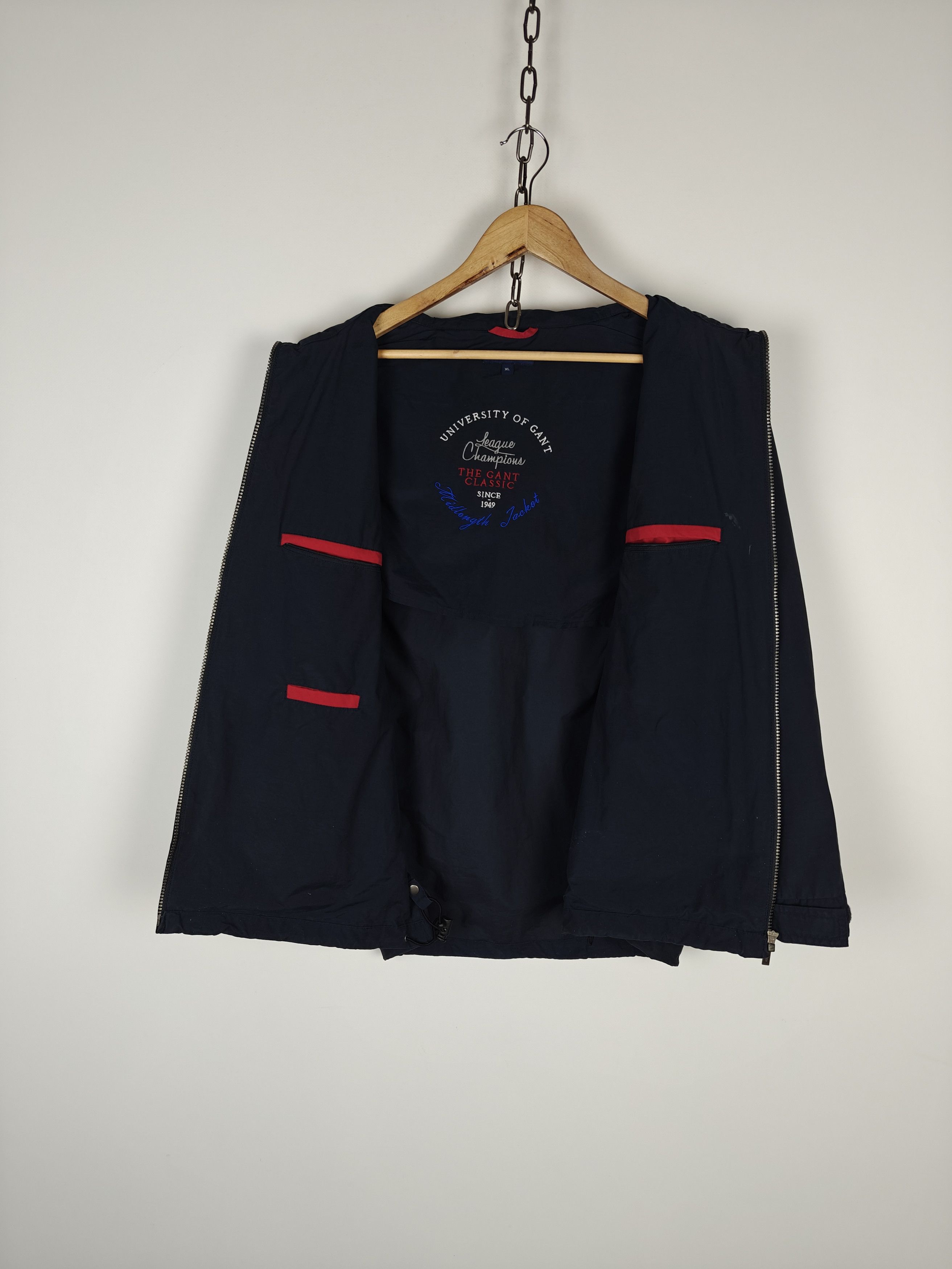 Gant Gant Zip Jacket The Gant Classic Hooded Blue size XL Size US XL / EU 56 / 4 - 9 Thumbnail