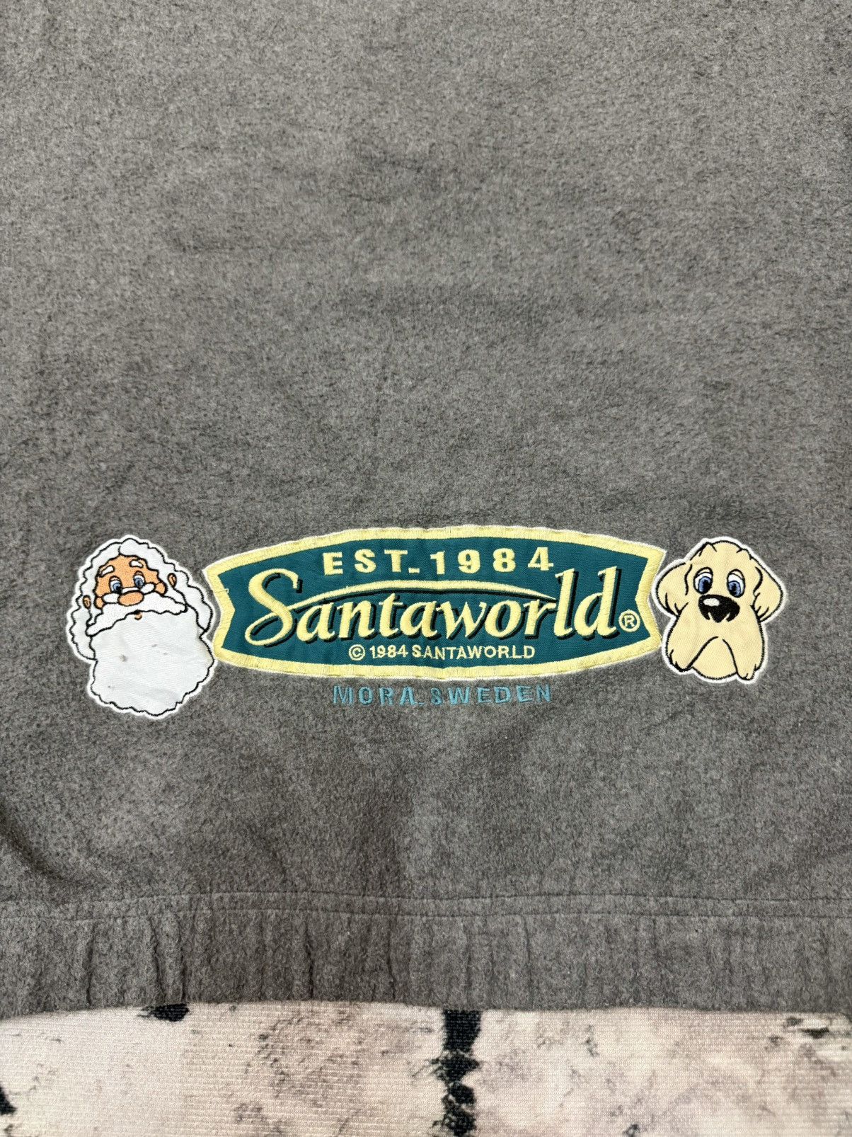 Cartoon Network × Japanese Brand × Vintage Vintage Santaworld Pullover Fleece Halfbitton Jacket Hoodie Size US L / EU 52-54 / 3 - 11 Thumbnail