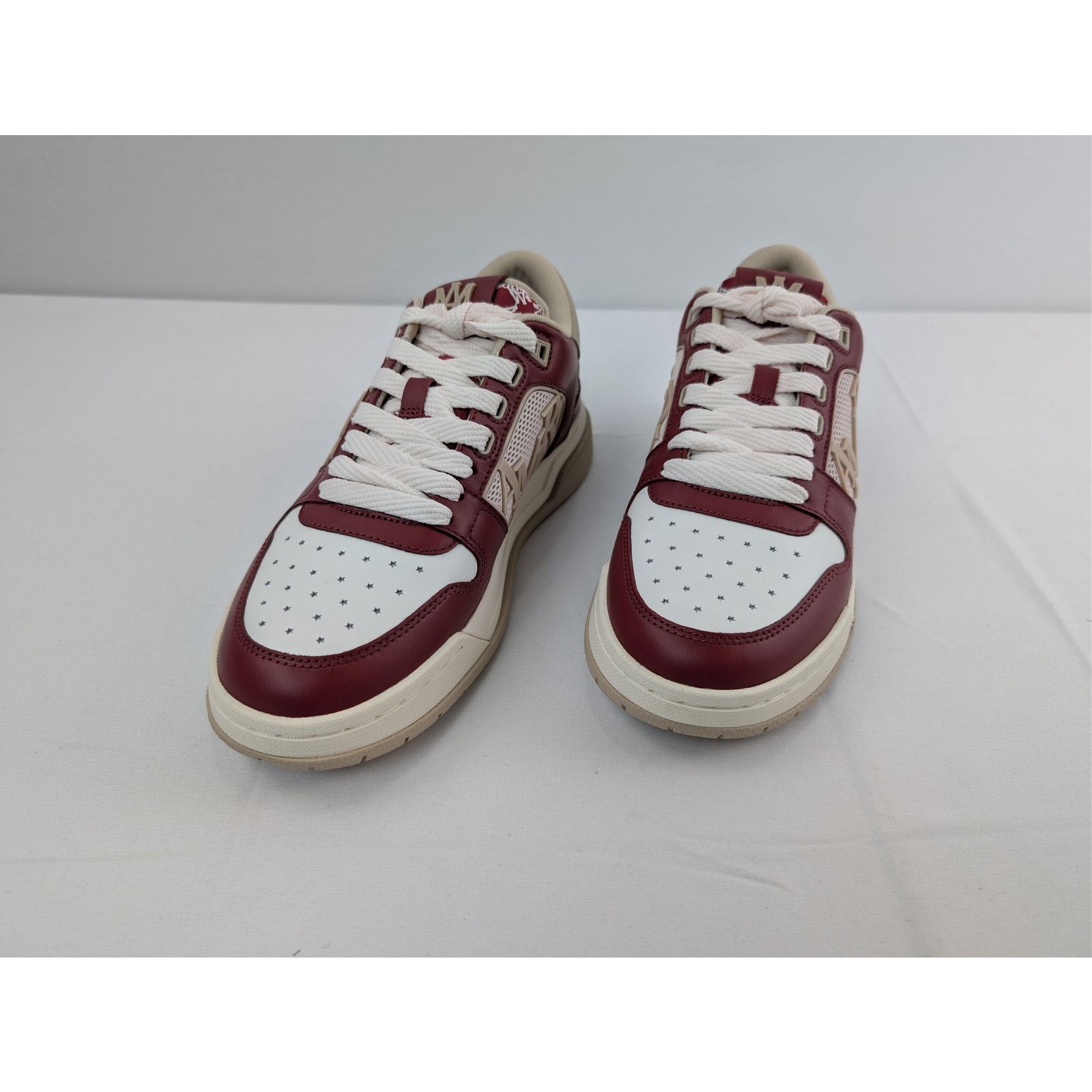 Amiri o1rshd1 Classic Low-Top Sneakers in Deep Red Size US 8 / EU 41 - 8 Thumbnail