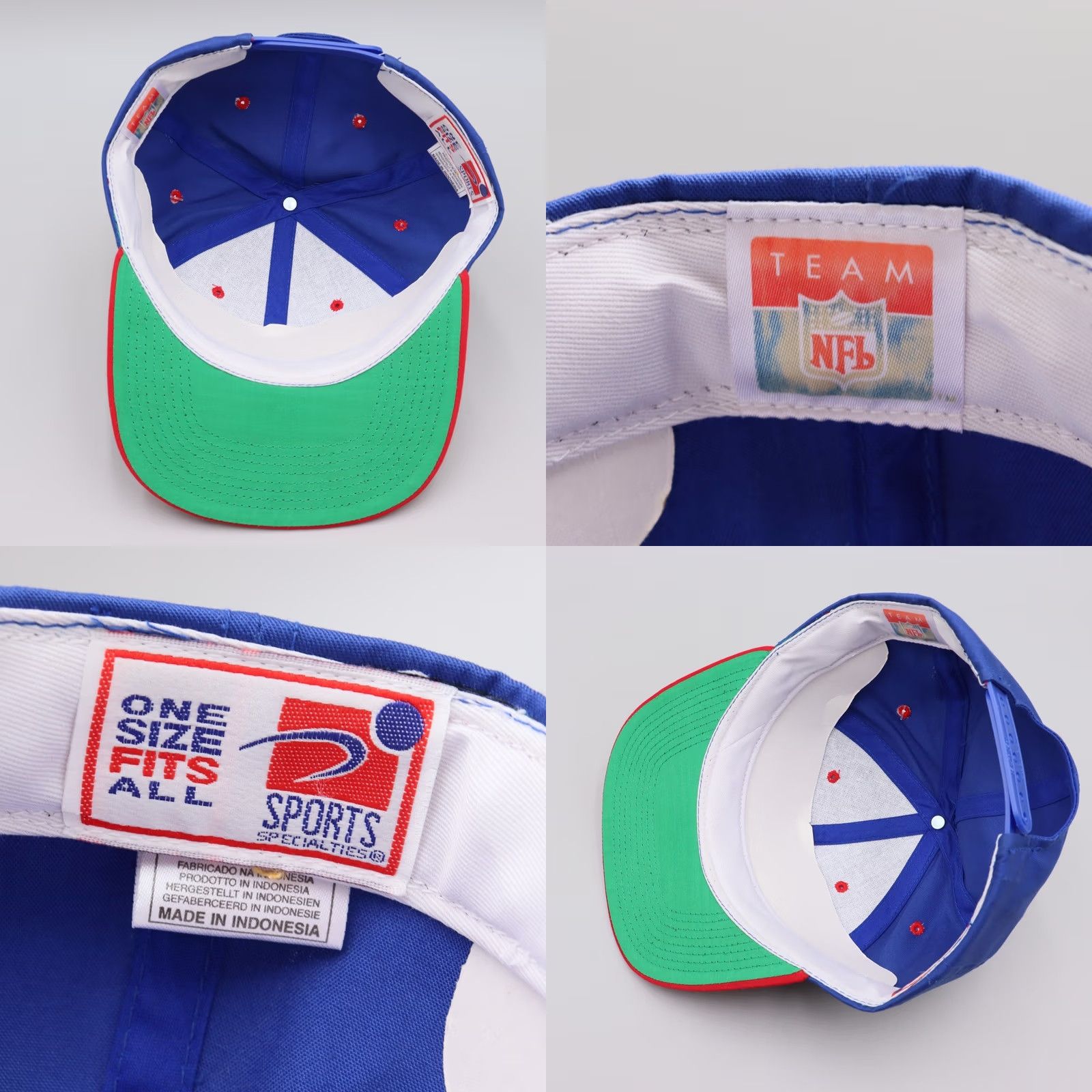 Sports Specialties VINTAGE Sports Specialties Buffalo Bills NFL Snapback Hat Blue OSFA New Old Stock Size ONE SIZE - 8 Thumbnail