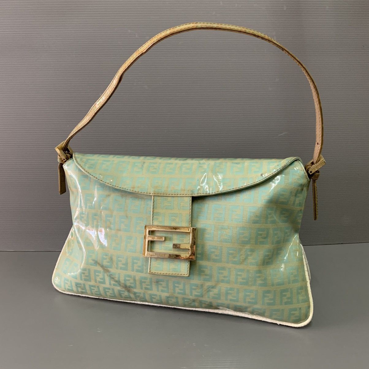Fendi Fendi Zucchino Baguette Bag Size ONE SIZE - 1 Thumbnail