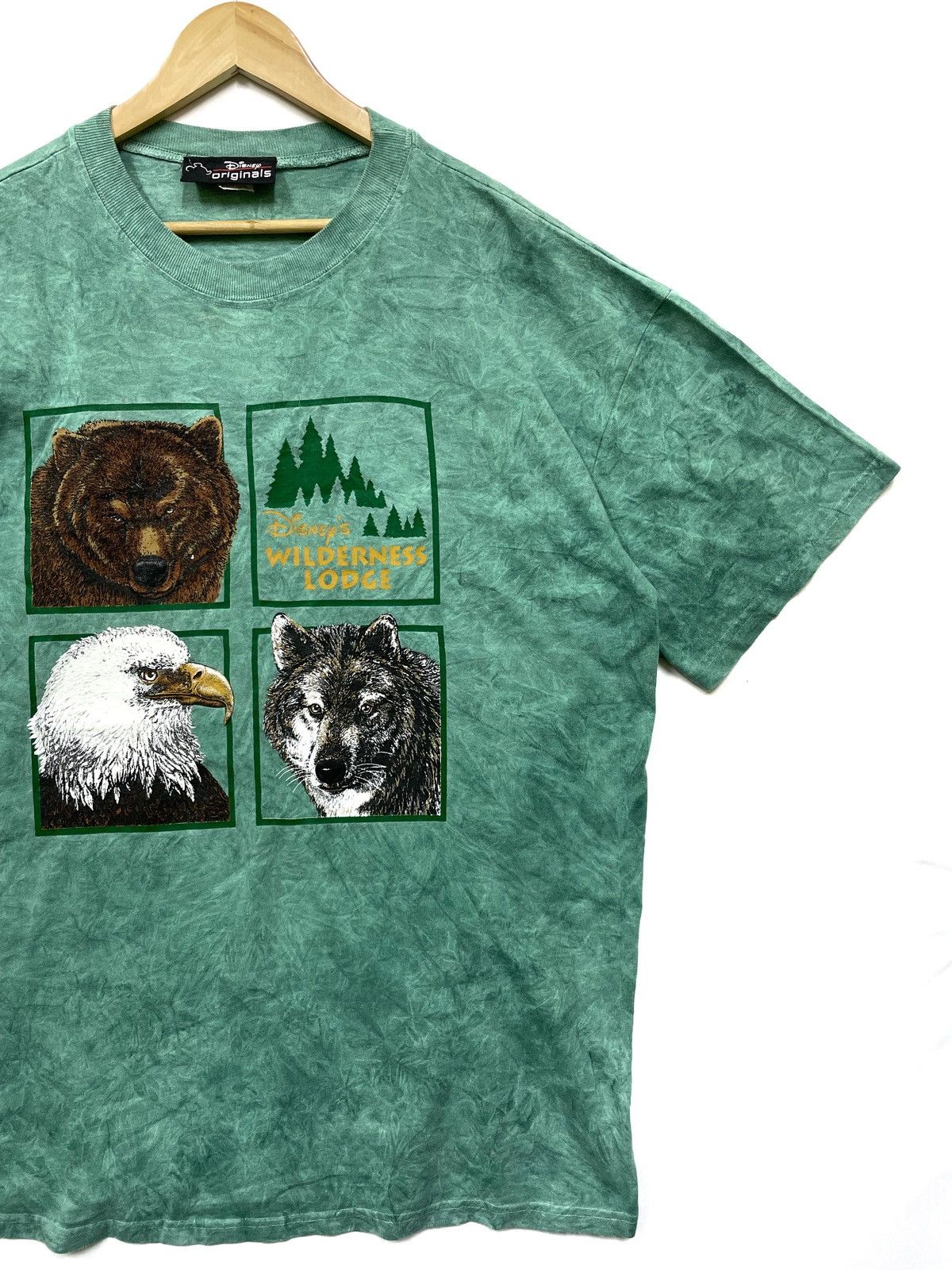 Disney × Vintage Vintage 90s Disney Wilderness Lodge Eagle Bear Wolf Size US XL / EU 56 / 4 - 2 Thumbnail