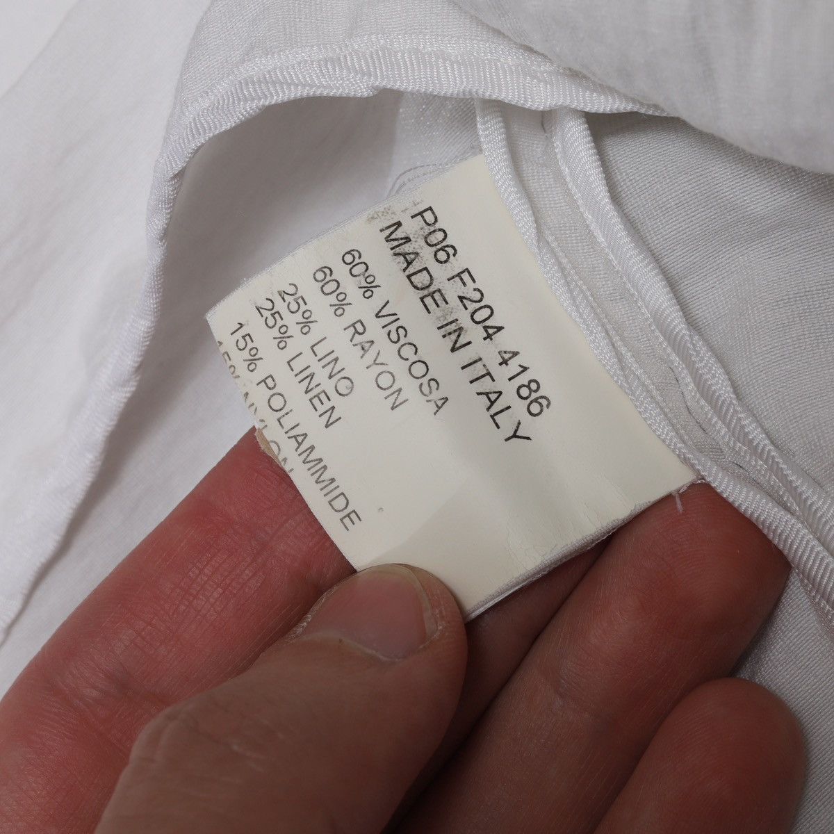 Dirk Bikkembergs Dirk Bikkembergs Vintage Viscose Linen White Jacket Buttons Size S / US 4 / IT 40 - 14 Thumbnail
