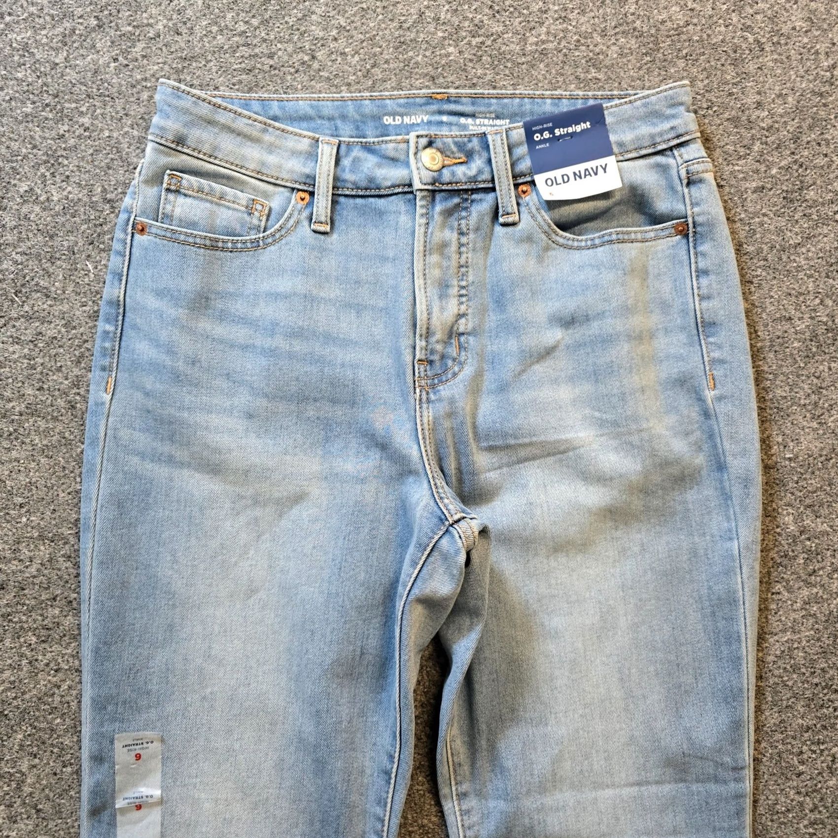 Old Navy Old Navy Jeans Womens Size 6 Blue OG Straight Light Wash Baggy Casual Capsule Jeans Straight Women 6 Blue OG Light Wash Size 28" / US 6 / IT 42 - 2 Thumbnail