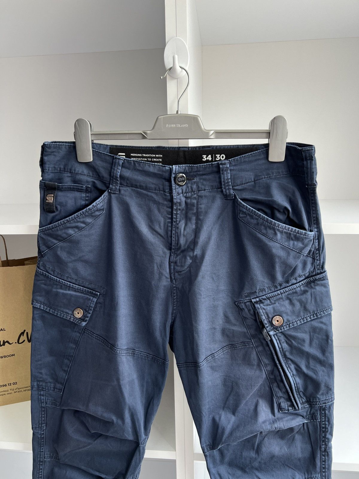 G-Star × Vintage Vintage G-Star Raw Cargo Pants Size US 34 / EU 50 - 8 Thumbnail