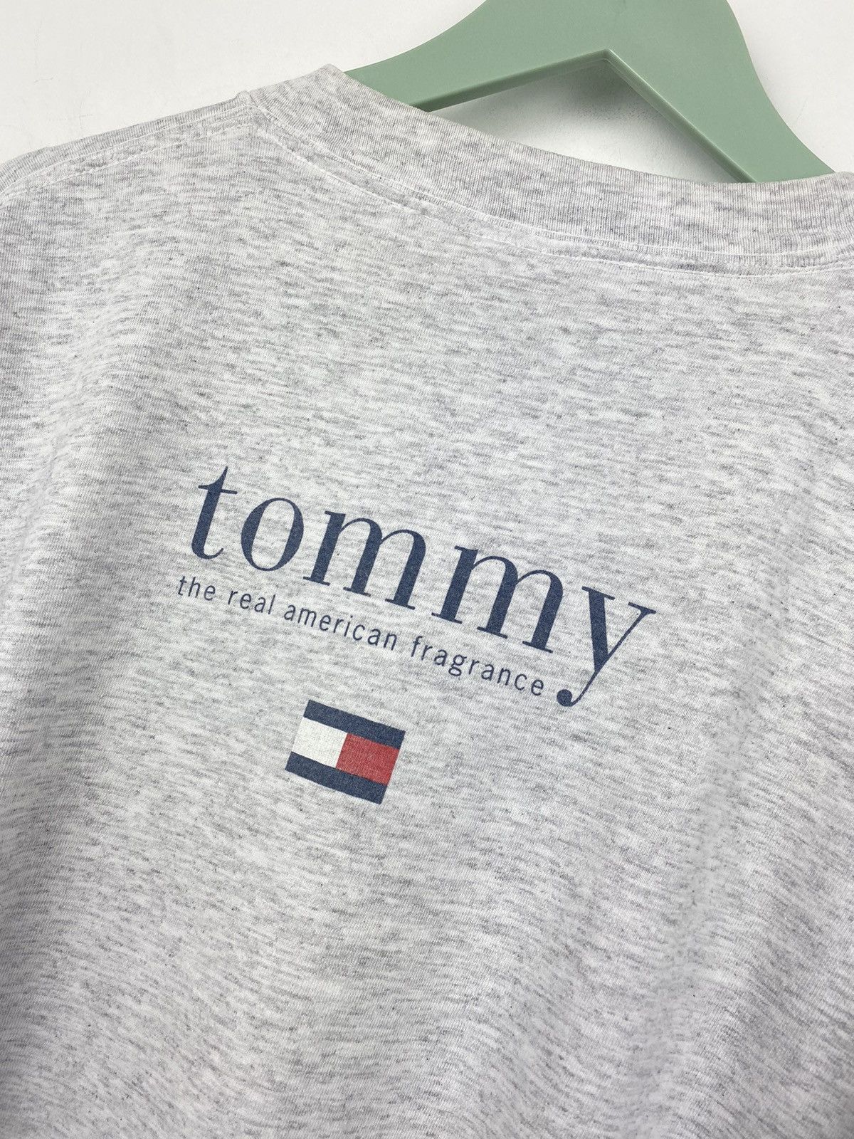 Tommy Hilfiger Vintage 90s Tommy Hilfiger USA Flag Logo T Shirt Lacoste Size US XL / EU 56 / 4 - 7 Thumbnail