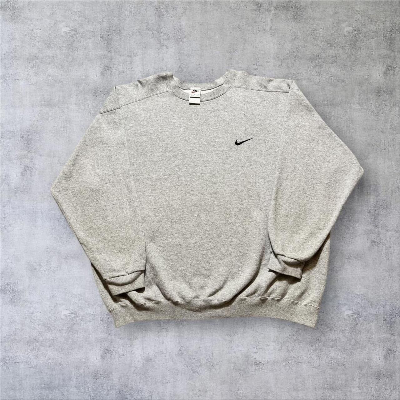 Nike Vintage Nike 90s Made in USA Grey Sweatshirt XL Size US XL / EU 56 / 4 - 1 Thumbnail