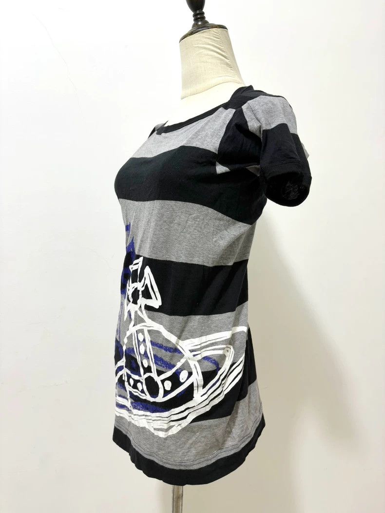 Vivienne Westwood Vivienne Westwood size1 Striped Saturn short-sleeved T-shir Size M / US 6-8 / IT 42-44 - 3 Thumbnail