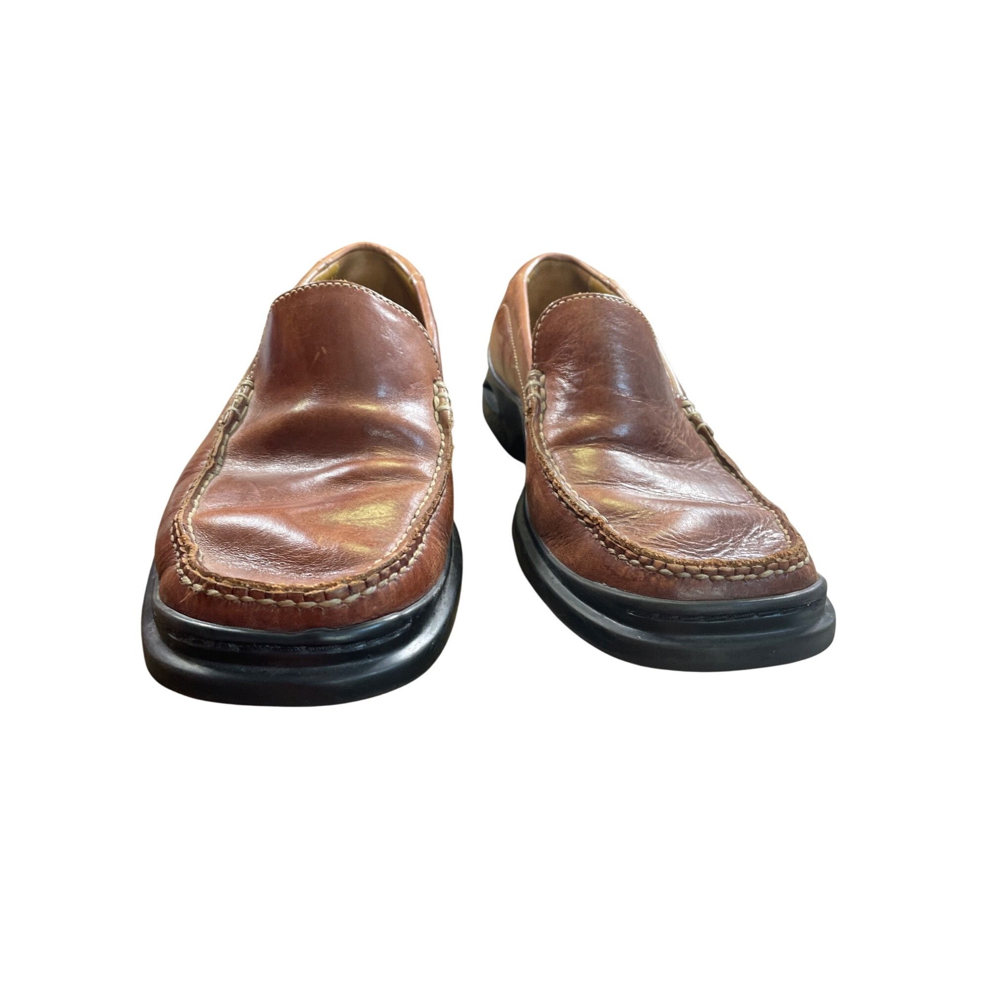 Cole Haan Cole Haan Mens Brown Leather Slip-On Loafers Dress Shoes Siz Size US 9.5 / EU 42-43 - 5 Thumbnail