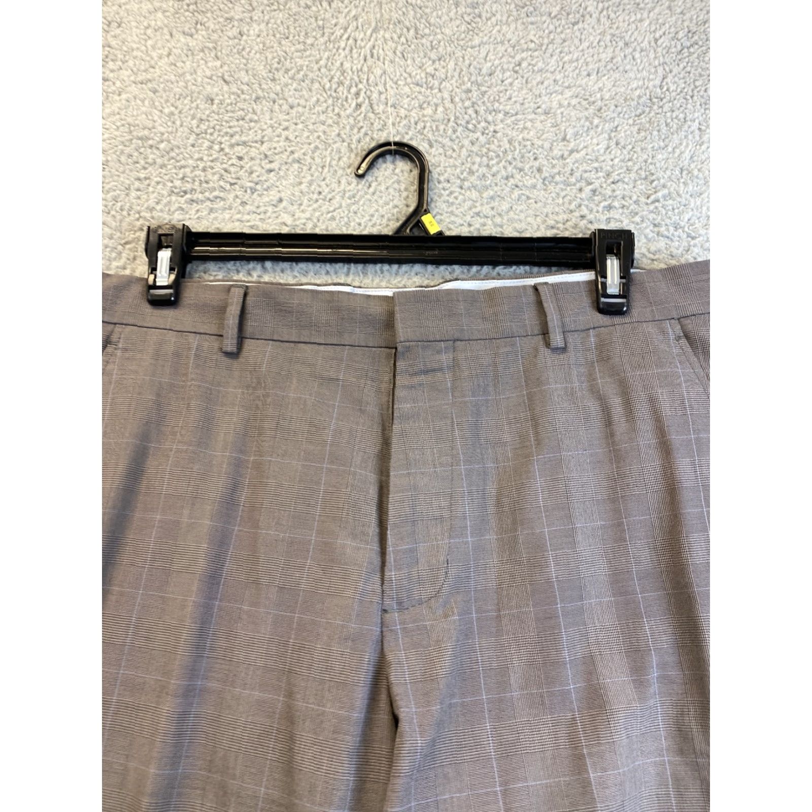 Banana Republic Banana Republic Emerson Chino Pants Men's 35x34 Flat Front Brown 92-49 Regular Fit Inseam 34 Size 35 Size US 35 - 6 Thumbnail