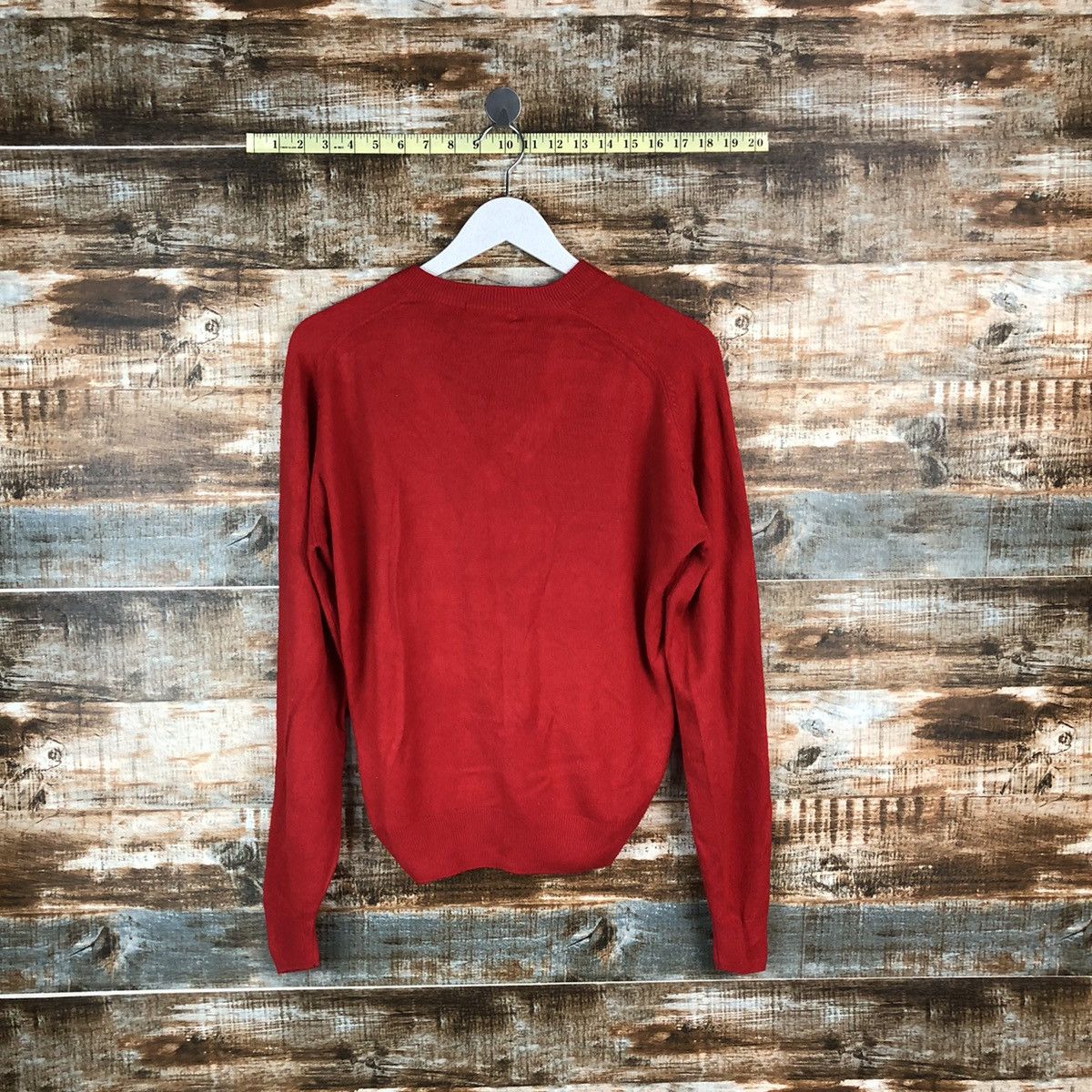 Homespun Knitwear × Japanese Brand Narcissus Red vintage knitwear #A1748 Size M / US 6-8 / IT 42-44 - 13 Thumbnail