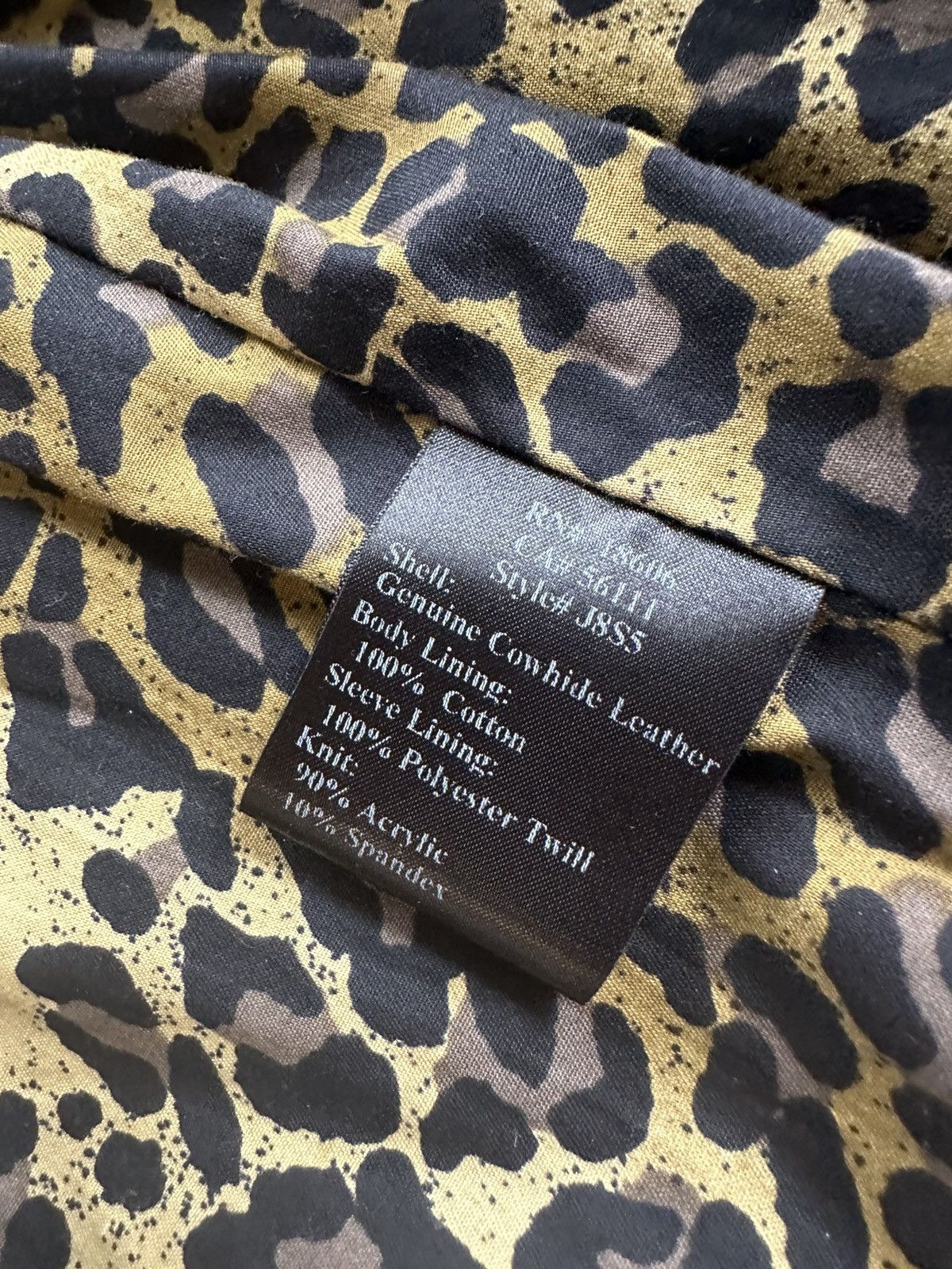 Supreme Supreme x Schott Leopard Lined Leather Jacket | Grailed