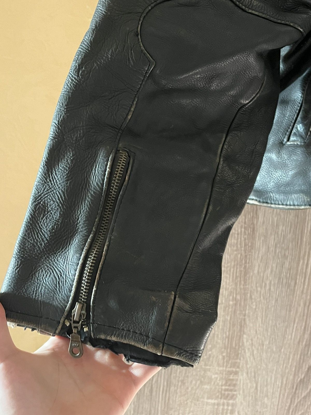 Other Howie & Sons Vintage Leather Jacket MK RACING Size US XL / EU 56 / 4 - 18 Thumbnail