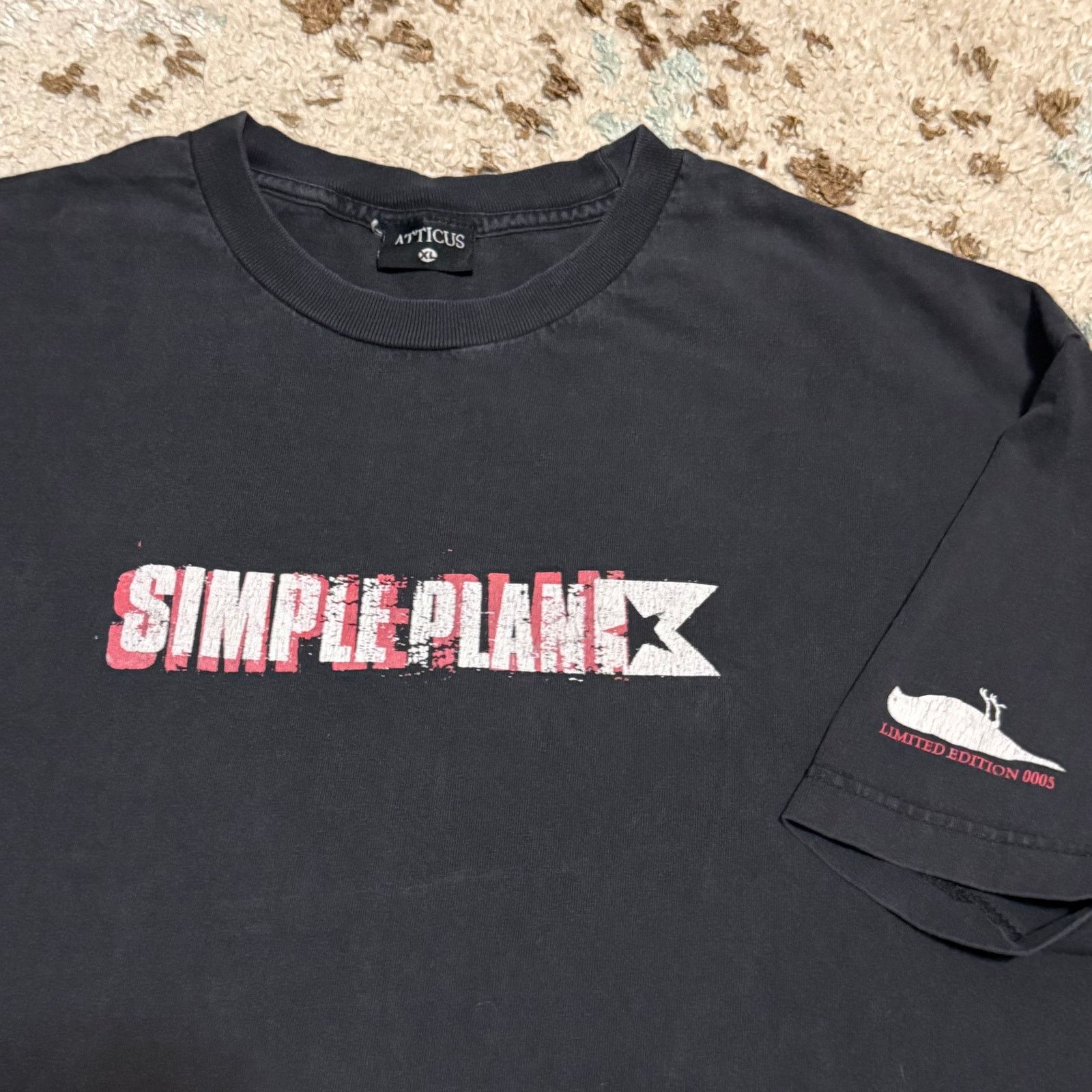 Atticus × Band Tees × Vintage Vintage Atticus x Simple Plan Limited Edition Shirt XL 2000s Size US XL / EU 56 / 4 - 1 Thumbnail