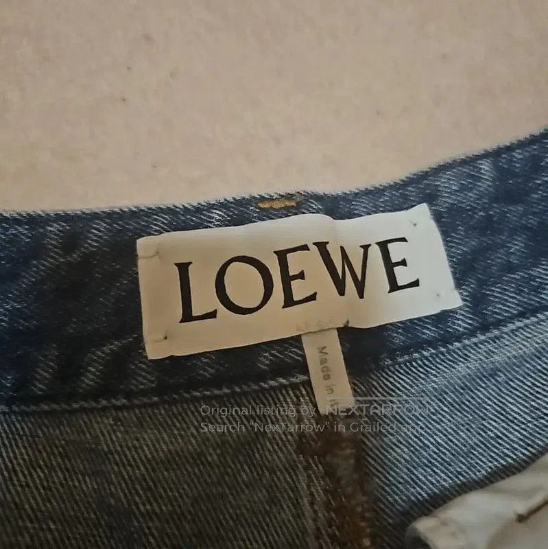 Loewe Loewe Blue Cotton Denim Pants . Size 27" / US 4 / IT 40 - 3 Thumbnail