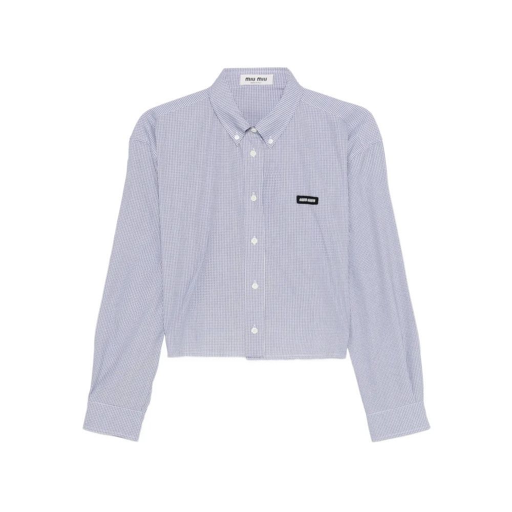 Miu Miu Miu Miu BLUE Tops - Shirts Size S / US 4 / IT 40 - 1 Thumbnail
