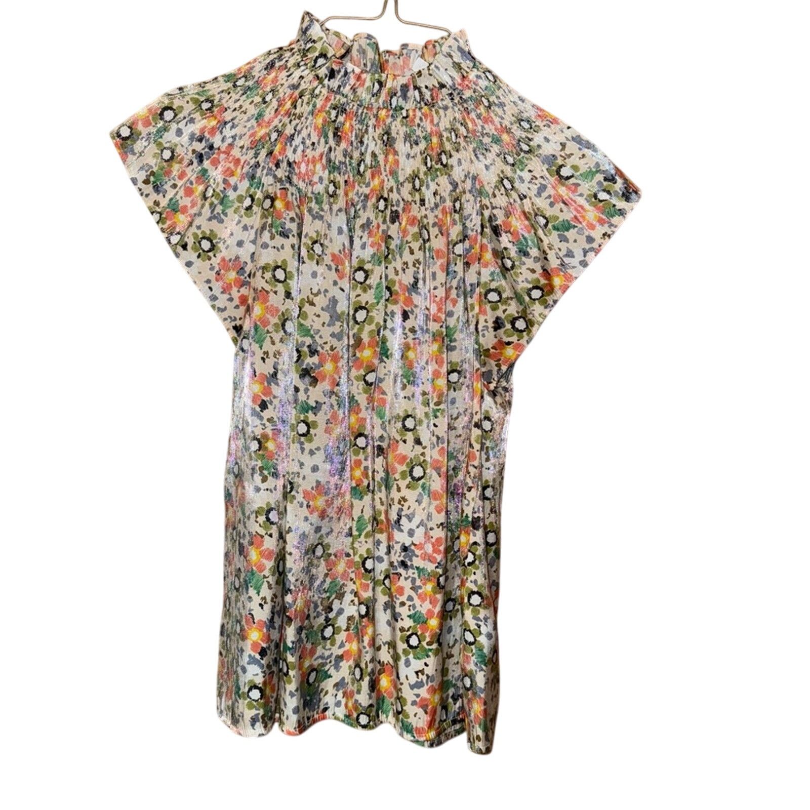 Other Moodie Size Small Floral Multicolor Smocked Blouse Size S / US 4 / IT 40 - 1 Thumbnail