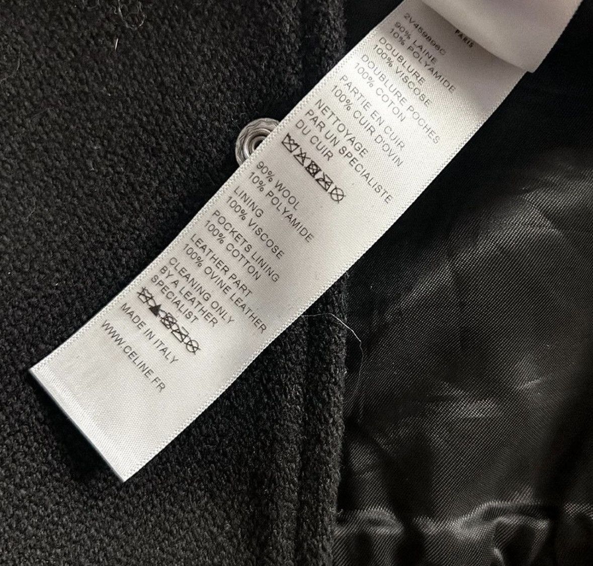 Celine Celine Teddy / Varsity Jacket – Size 56 Size US XL / EU 56 / 4 - 3 Thumbnail
